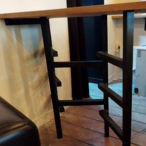 table pliante dépliée vue 2