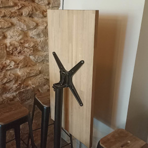 table pliante installée